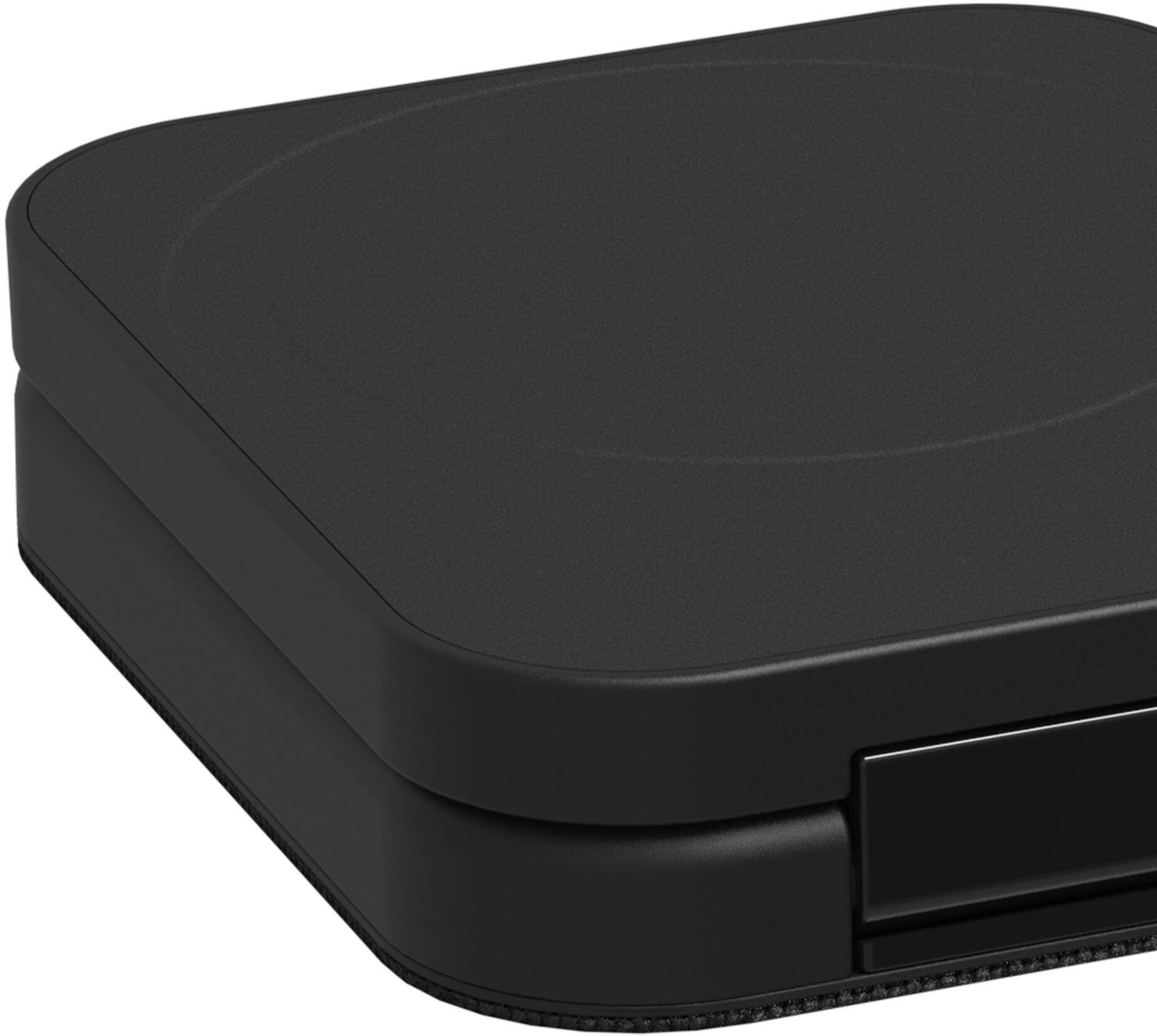 Back. mophie - 3-in-1 Wireless Travel Charger for iPhone, AirPods, Apple Watch, and Qi2-Enabled Devices - Black.