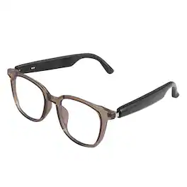 Cluzine - Smart Glasses Photochromic Lens Bluetooth Music Call AI Real-Time Translation - Brown