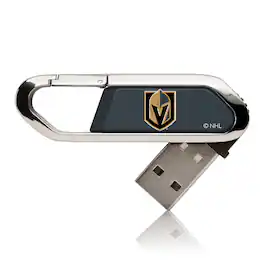 Keyscaper - Vegas Golden Knights Clip USB Flash Drive-16 GB USB-C - Multicolor