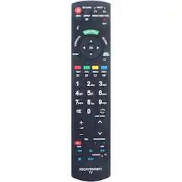 ZdalaMit - N2QAYB000672 Replacement Remote for Panasonic Plasma TV TX-P50G30E TX-P50G30J TX-P50GW30 TX-PF42G30 TX-PF42S30 - Black