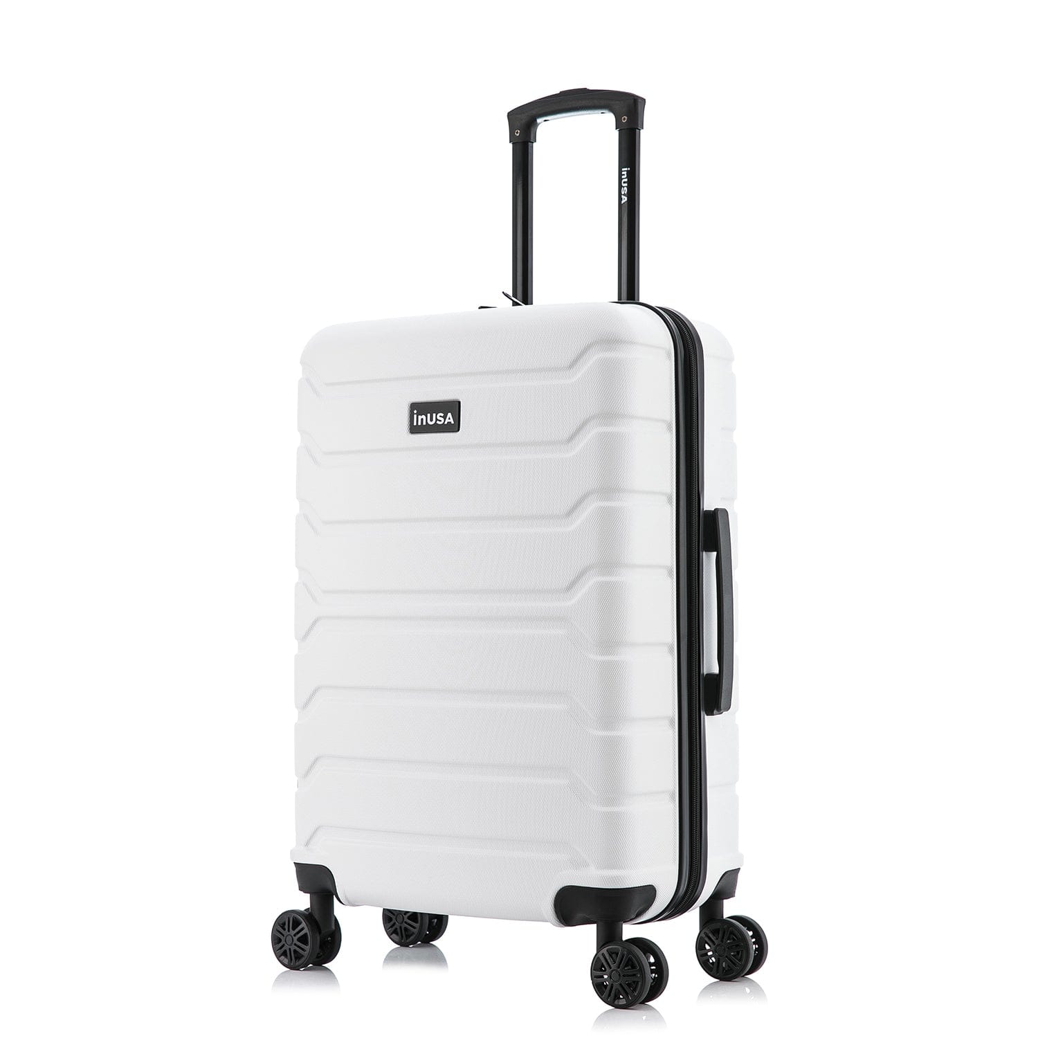 InUSA - Trend lightweight hardside spinner luggage 24" - White