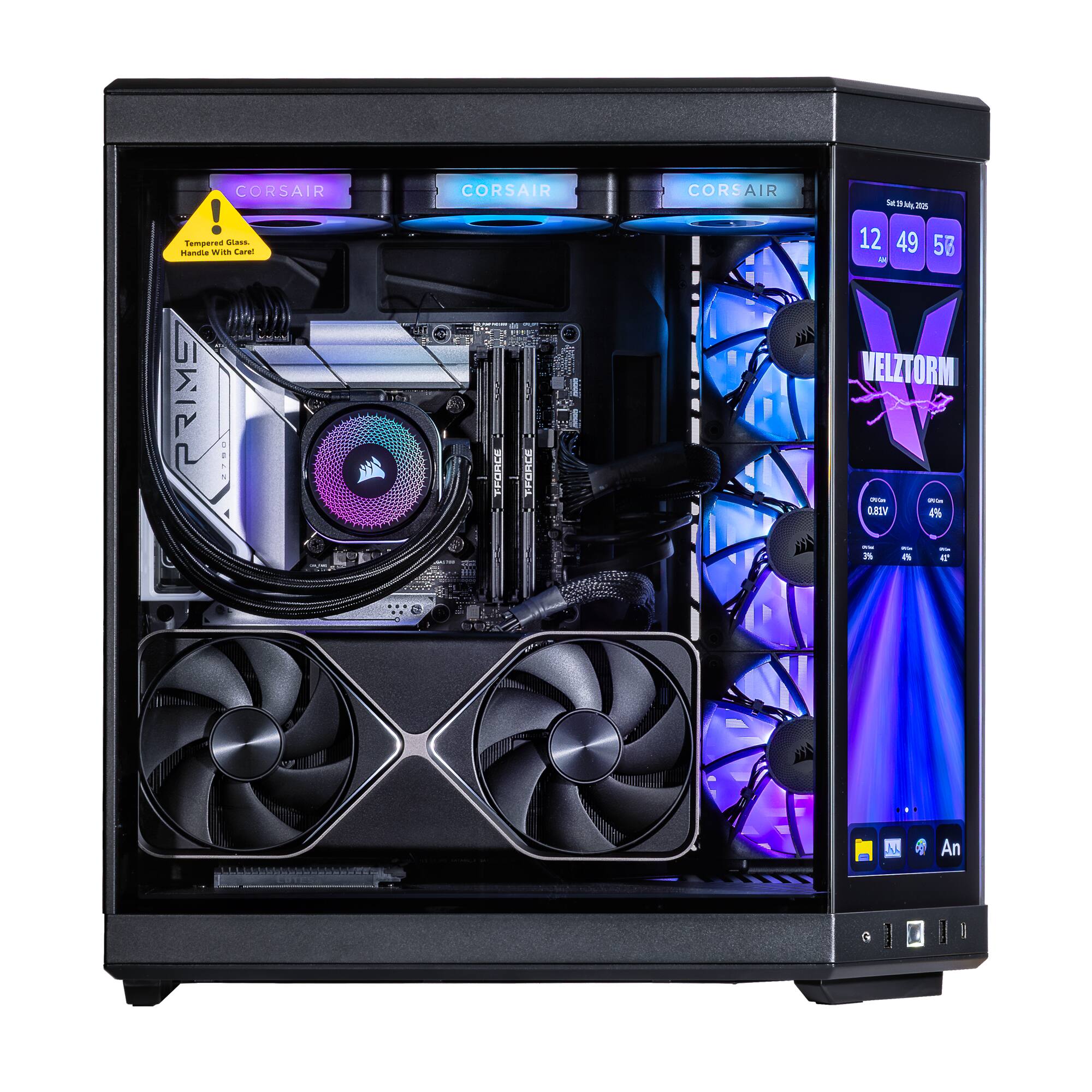 CORSAIR  
Tempered Glass  
Velzytorm  
12 49 57  
0.82V  
4%  
3% 4% 4%  
An