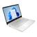 Alt View 3. HP - HP 14" HD Touchscreen Notebook Intel N150 4GB RAM 128GB SSD + Wireless Mouse + Microsoft 365 - Natural Silver.