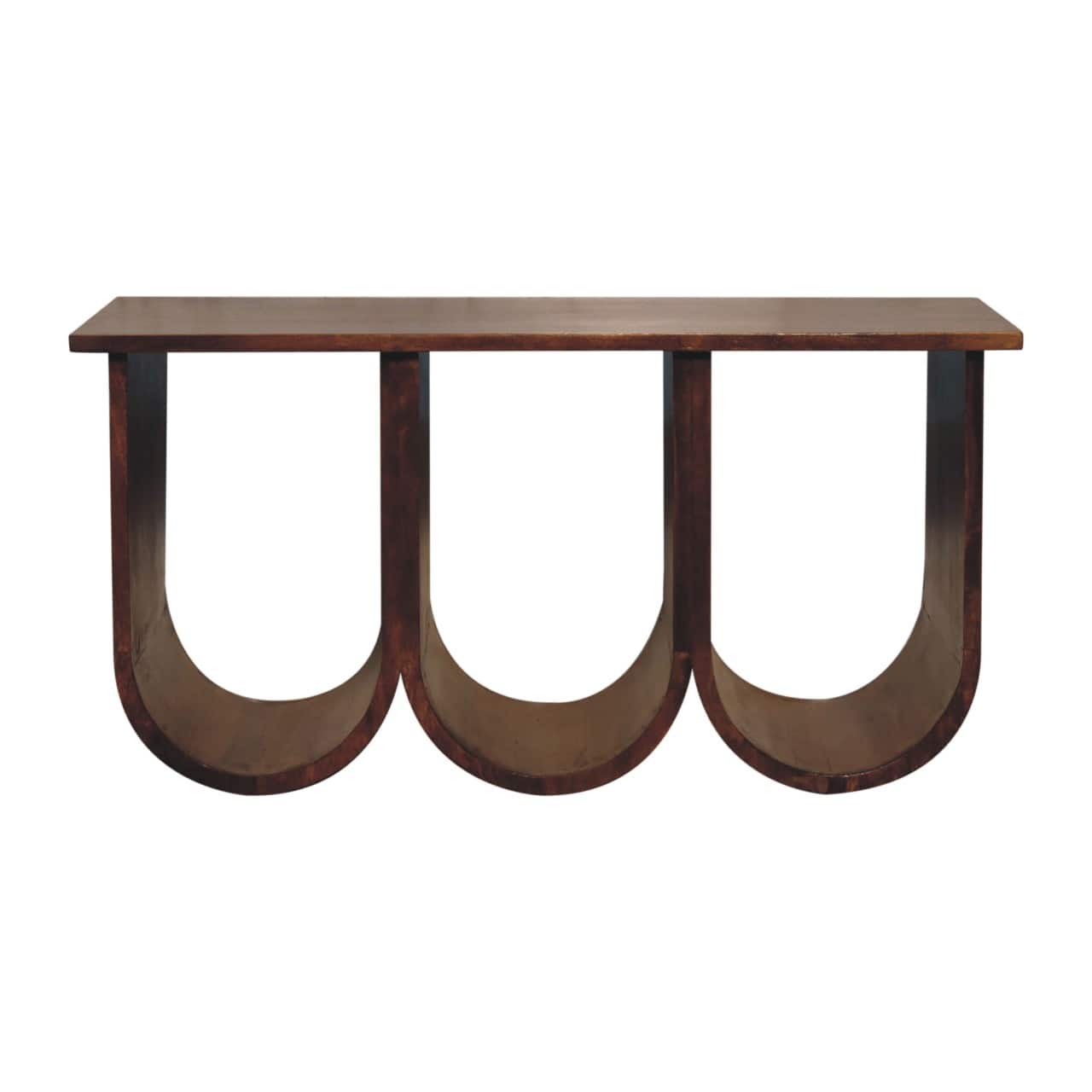 Artisan Furniture - Triple Open Style Coffee Table - Dark Brown