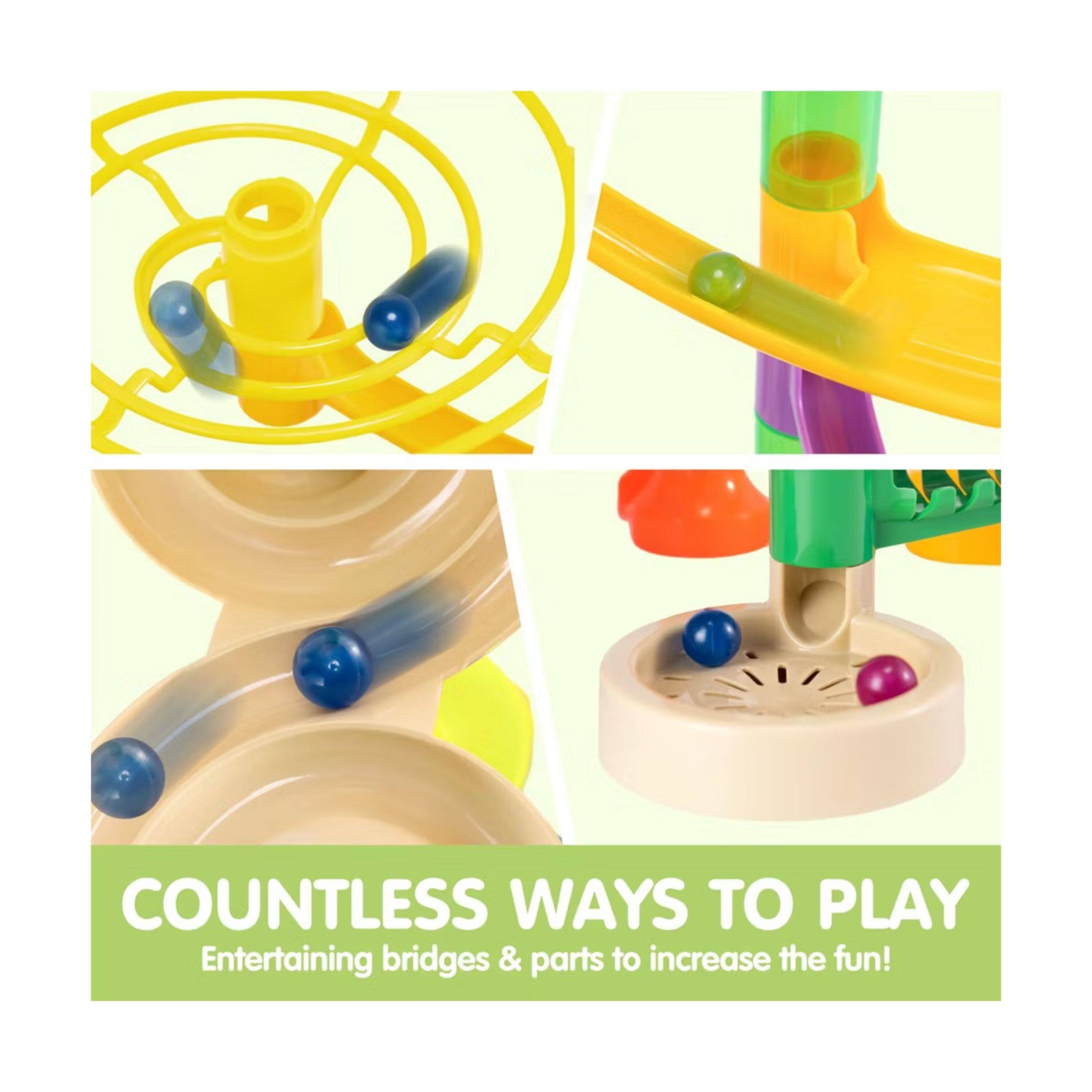 COUNTLESS WAYS TO PLAY  
Entertaining bridges & parts to increase the fun!