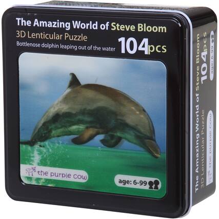 The Amazing World of Steve Bloom 3D Lenticular Puzzle
Bottlenose dolphin leaping out of the water
104pcs
age: 6-99
the purple cow
