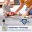 The text on the image reads: "with StainProtect Technology, only BISSELL formula with StainProtect Technology protects carpet against future stains."