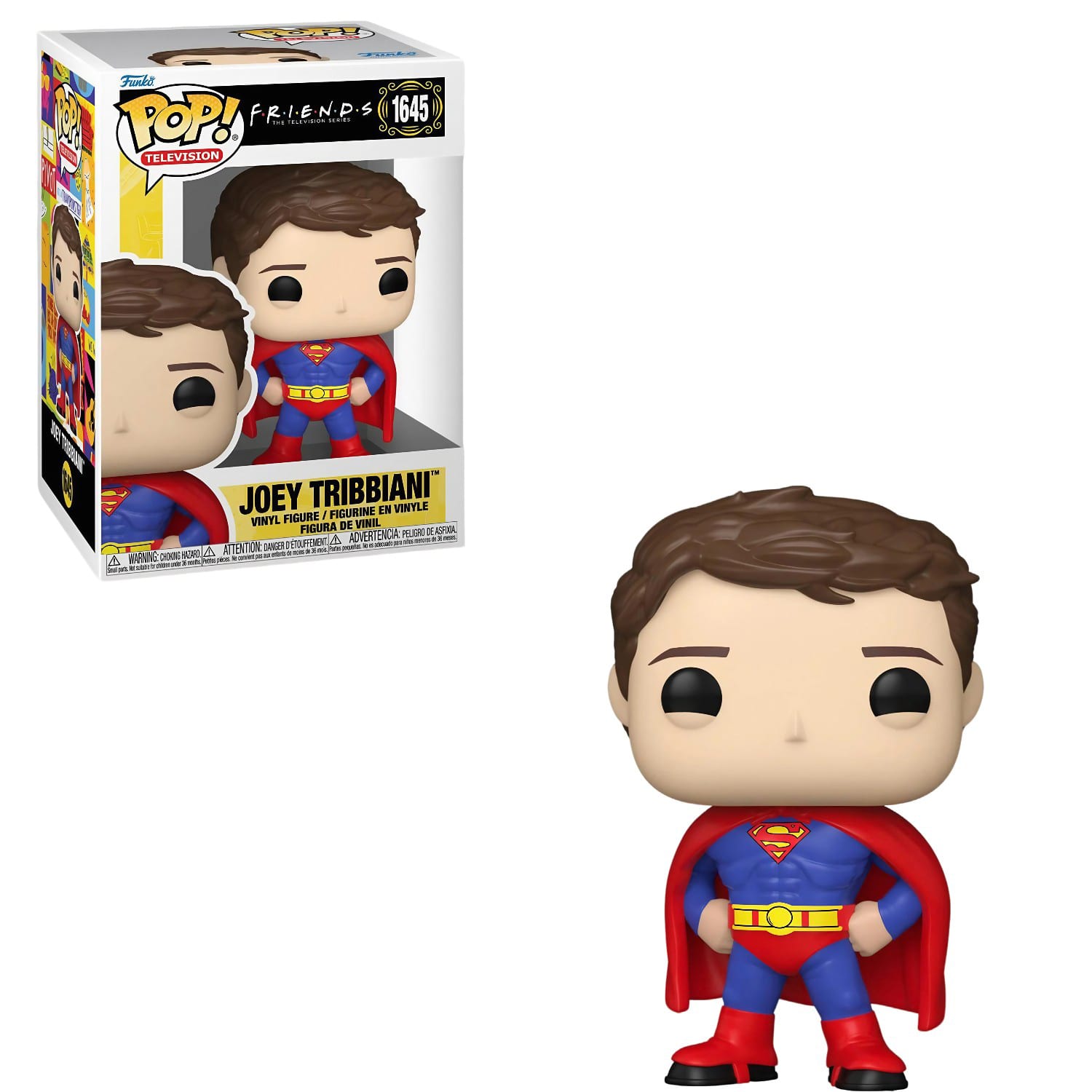 Funko Pop! Friends - Joey Tribbiani Superman - Multicolor