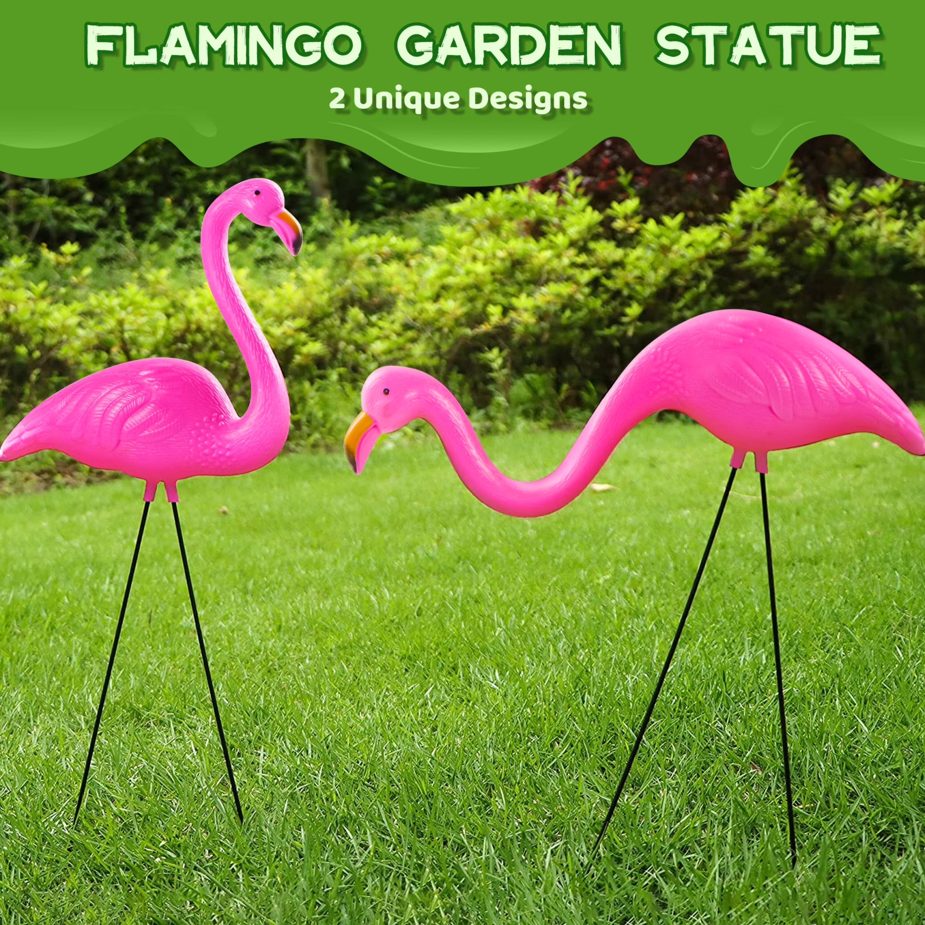 FLAMINGO GARDEN STATUE  
2 Unique Designs