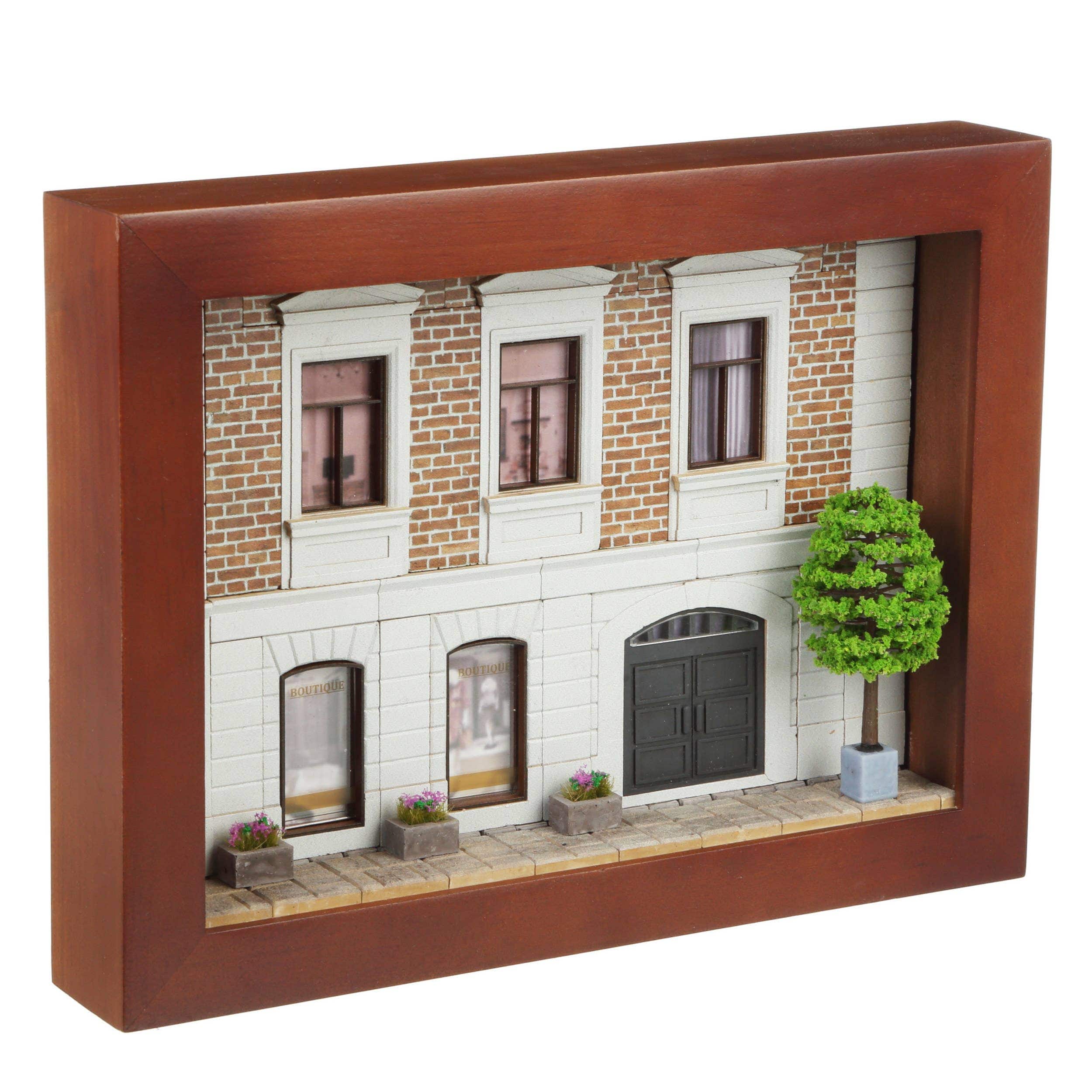 Wise Elk - Boutique Miniature Diorama House Kit, 127 pcs - Multicolor