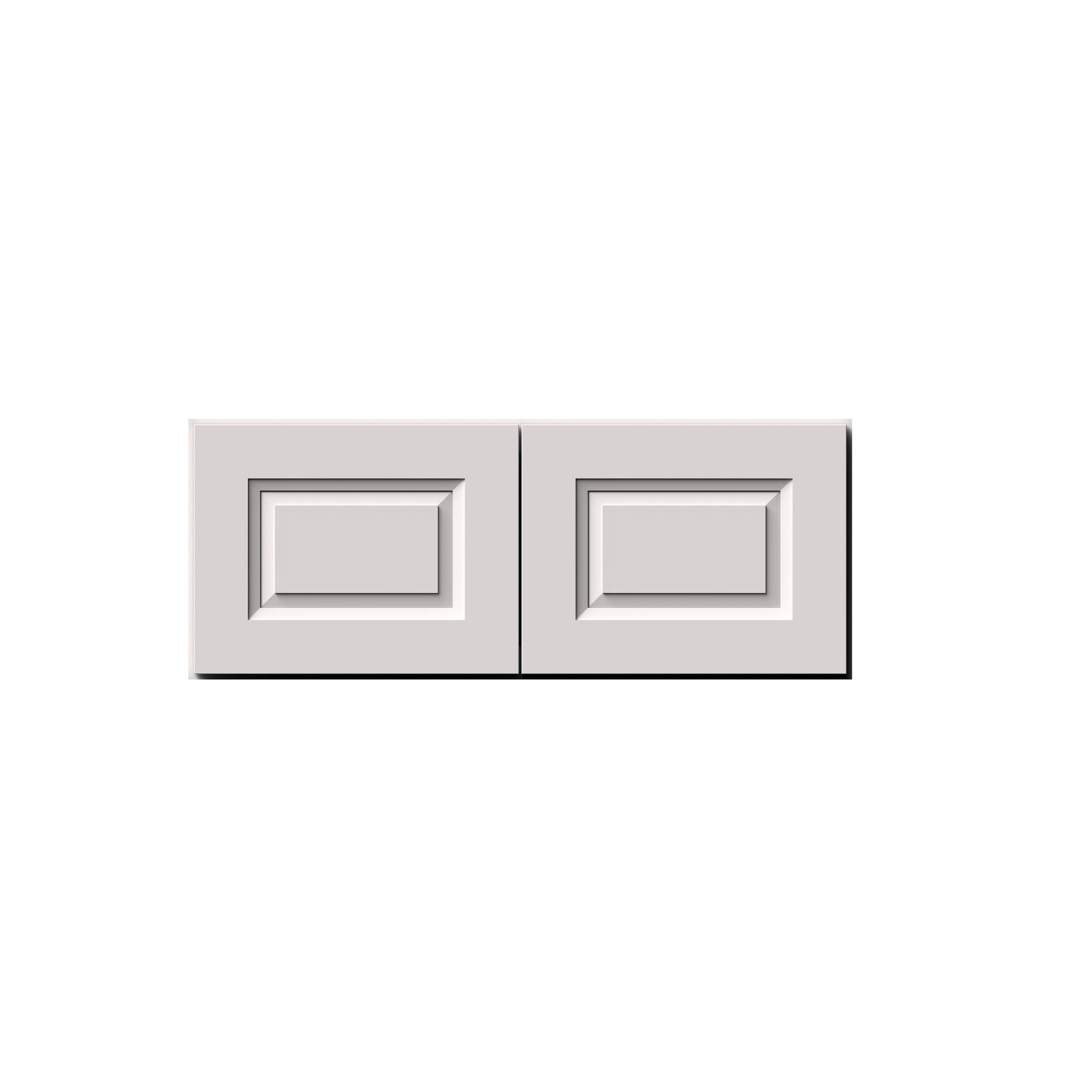 Alt View 1. Boyel Living - 30-in W x 12-in H x 12-in D Shaker RTA Kitchen Wall Cabinet with Soft-Close Doors - Glacier White.