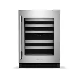 Black Cabinet/Stainless Steel Doors