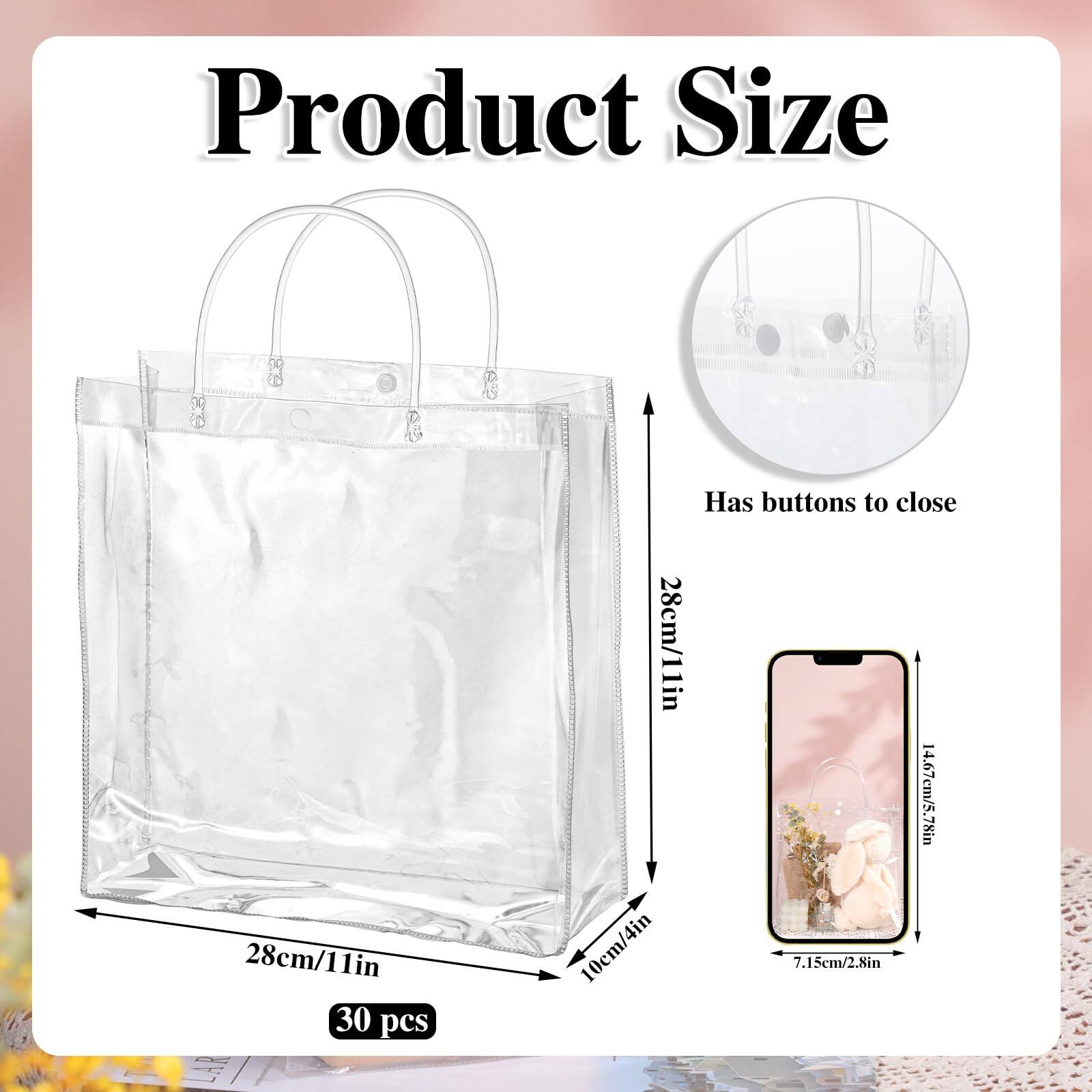 Product Size  
28cm/11in x 10cm/4in  
30 pcs  
Has buttons to close  
28cm/11in x 14.67cm/5.78in x 7.15cm/2.8in