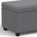 Alt View 13. Simpli Home - Avalon Extra Large Storage Ottoman Bench - Stone Grey.
