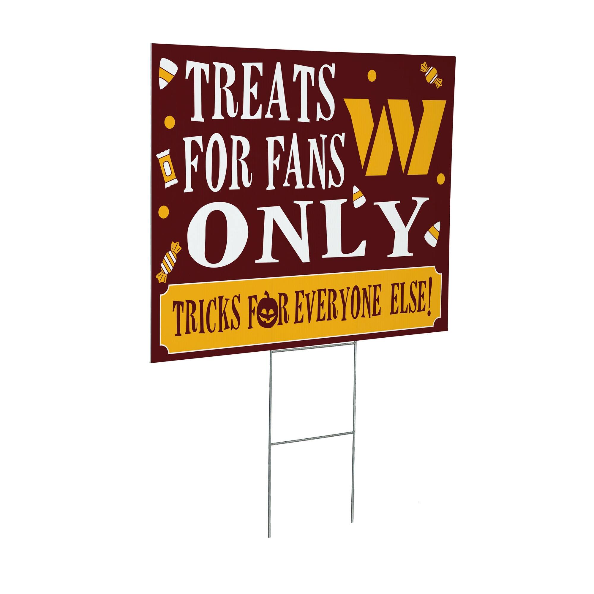 TREATS FOR FANS ONLY.  
TRICKS FOR EVERYONE ELSE!