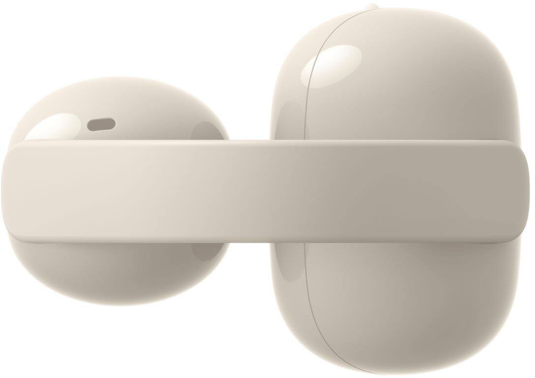 Left. Sony - LinkBuds Clip Truly Wireless Open Earbuds - Greige.
