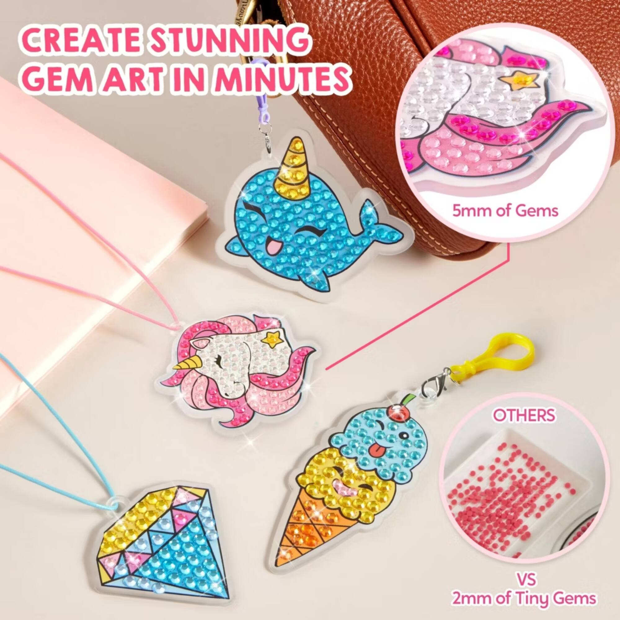 CREATE STUNNING GEM ART IN MINUTES

5mm of Gems

OTHERS VS 2mm of Tiny Gems