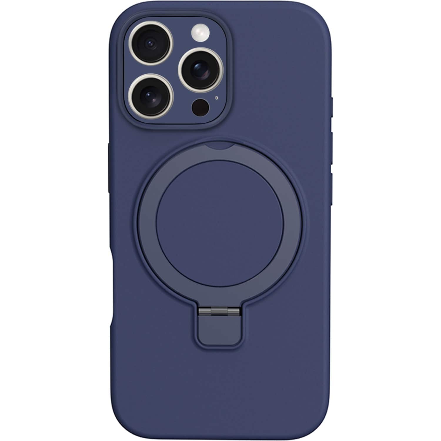 Front. SaharaCase - Venture Series Silicone Case with MagSafe for Apple iPhone 16 Pro Max - Midnight Blue.