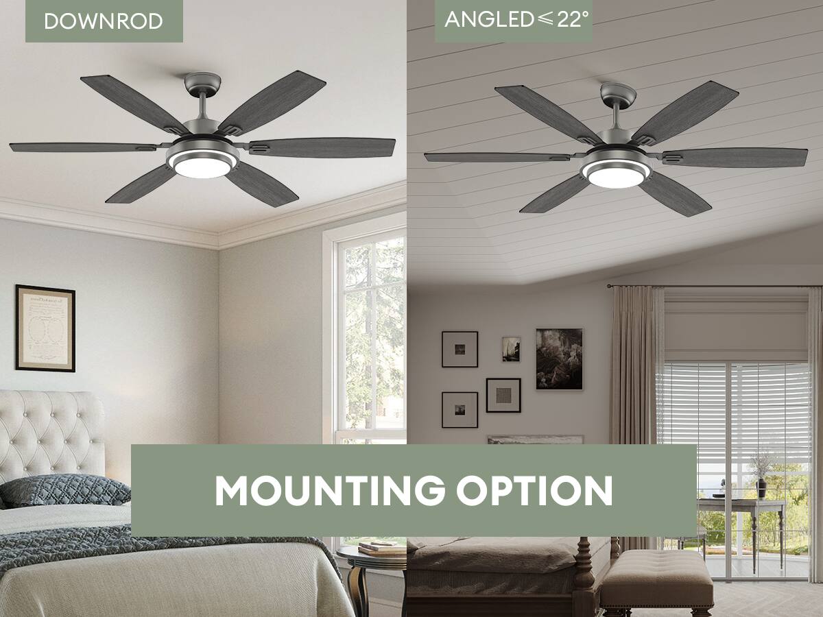 DOWNROD  
ANGLED ≤ 22°  

MOUNTING OPTION