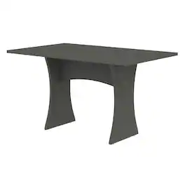 Manhattan Comfort - Coney Mid-Century Modern 53" Dining Table - Charcoal Gray