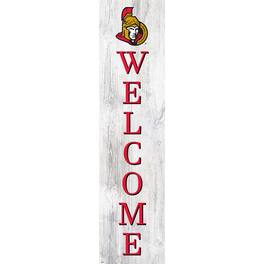 Fan Creations - Ottawa Senators 48'' Welcome Leaner - Multicolor