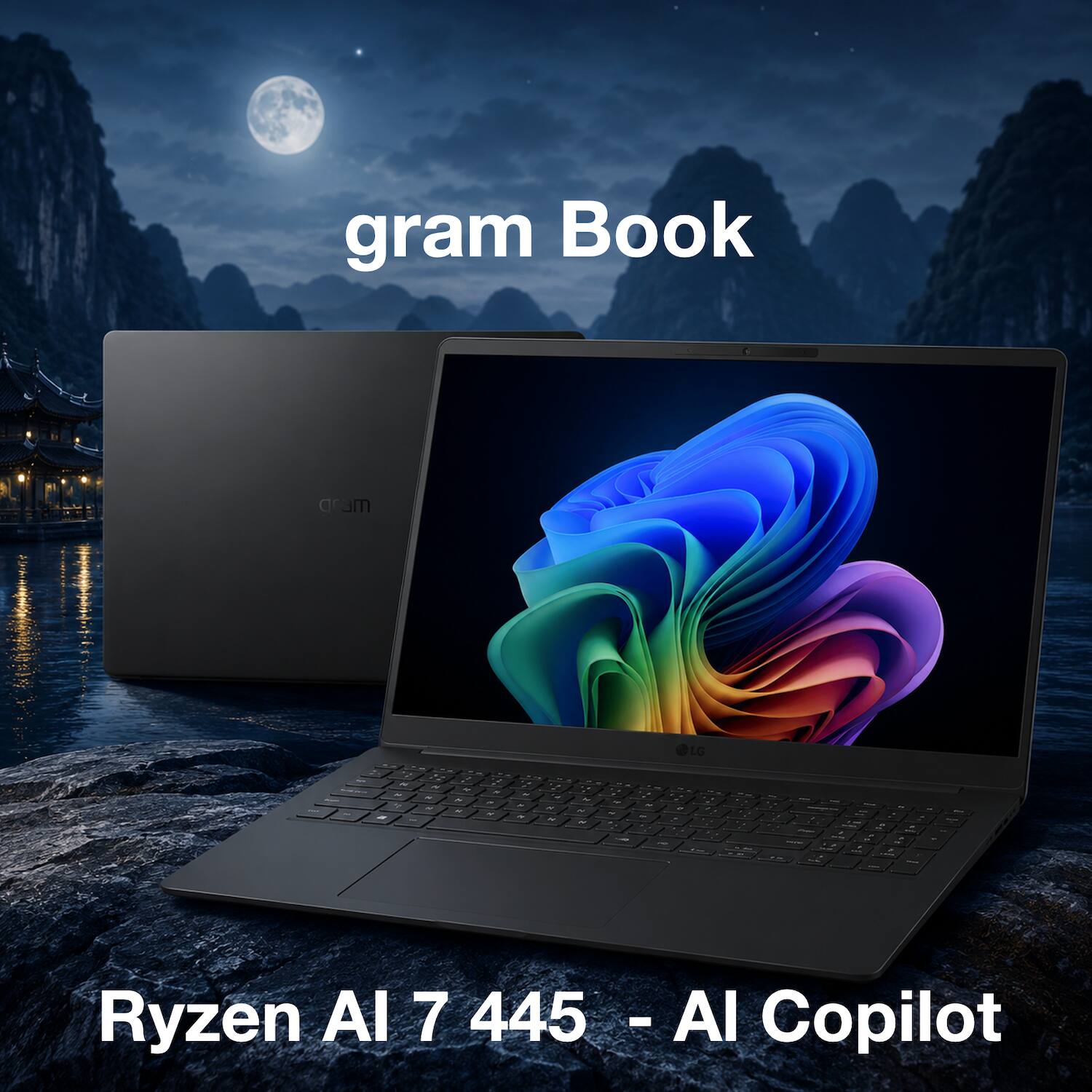 gram Book  
Ryzen AI 7 445 - AI Copilot