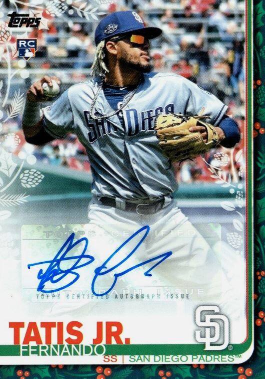 Topps  
RC  
TATIS JR.  
FERNANDO  
SS | SAN DIEGO PADRES™  
Topps Certified Autograph Issue