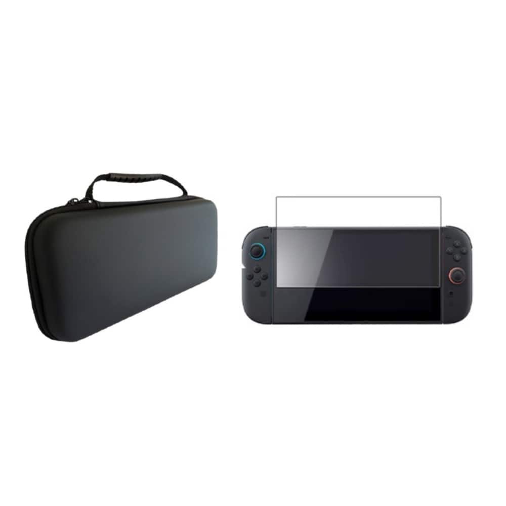 Rainforest Accessories - Accessories Kit For Nintendo Switch 1 & OLED Includes Carrying Case & Screen Protector - Multi