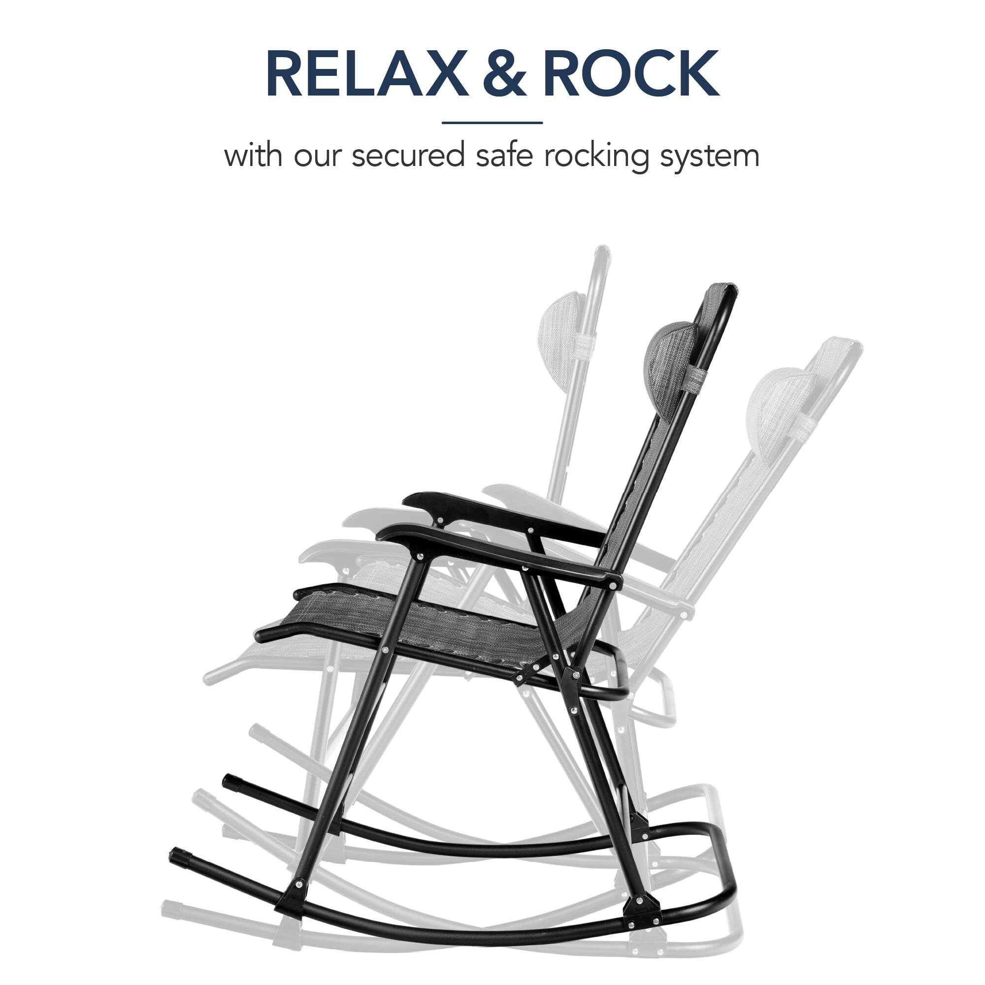 RELAX & ROCK  
with our secured safe rocking system