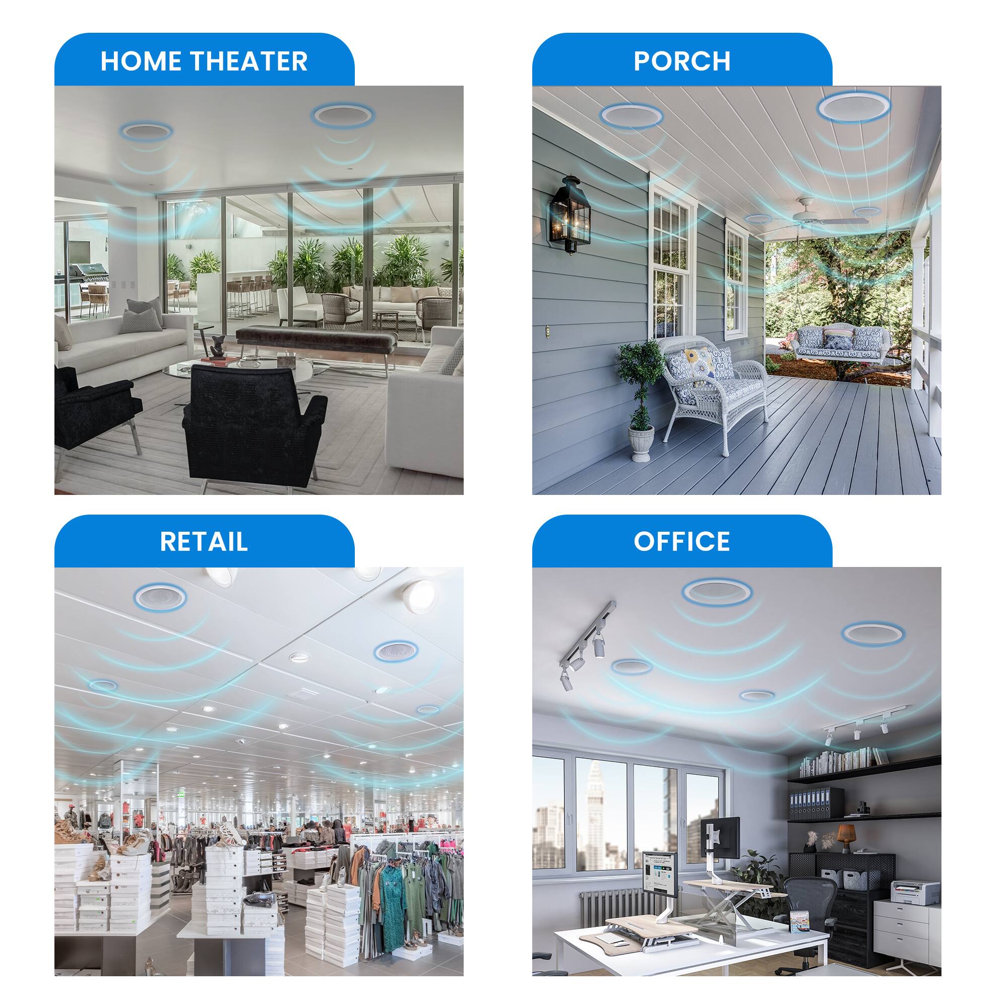 HOME THEATER  
PORCH  
RETAIL  
OFFICE