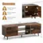 Dimensions: 155 lbs weight capacity of tabletop, 45 lbs weight capacity of shelf, and 12.5 lbs weight capacity of cabinet. The dimensions are 16" x 16" x 53.5" for the tabletop, 16" x 19" x 5" for the shelf, and 19" x 16" x 53.5" for the cabinet.