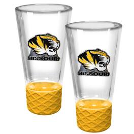Great American Products - Missouri Tigers 2-Pack 4oz. Cheer Shot Set with Silicone Grip - Yellow