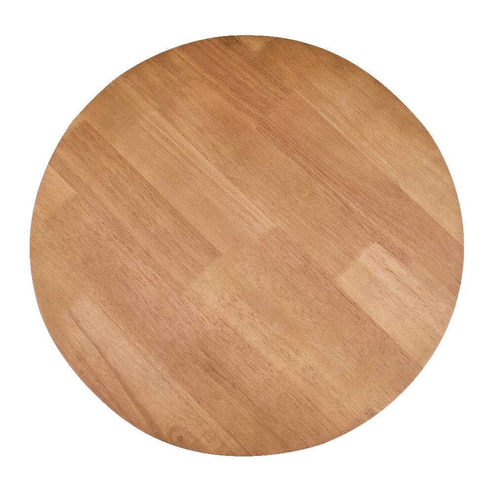 Alt View 6. Loheer - Loheer Wood and Gold Side Table Round Accent Table Cone Shaped - Brown/Gold.