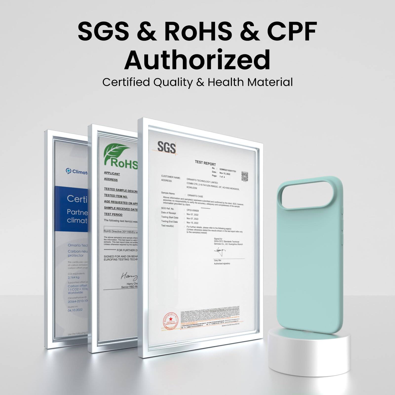 SGS & RoHS & CPF Authorized  
Certified Quality & Health Material  

Climat  
Certified Partner  

RoHS  
Certified Partner  

SGS  
TEST REPORT  

APPLICANT  
ADDRESS  

TESTER  
TEN NO  

ADE REQUESTED  
- AF SAMPI RECEIVED DATE  

TESTER  
TEN NO  

ADE REQUESTED  
- AF SAMPI RECEIVED DATE  

The following - - - ford Chectue  

SGS  
CURTOMEN - ADORESS -us 2 - - Fwmy - - Twing te - - TEST REPORT - - - - - - onE TAN 2 - a - Omnorto Tec Corbon eu protector - - - FOM FURTICS - SENES AND ON -M CUmOra 1ST SOF ... 23648 ko - - Came coumet C0 - Worlwide Hong mary ON -o - - 20564-2210 3 - 10.2022  

Omnorto Tech  
Carbon neu protector  

The following test report was conducted on the following sample:  
- Carbon neu protector  
- 2022-04-21-