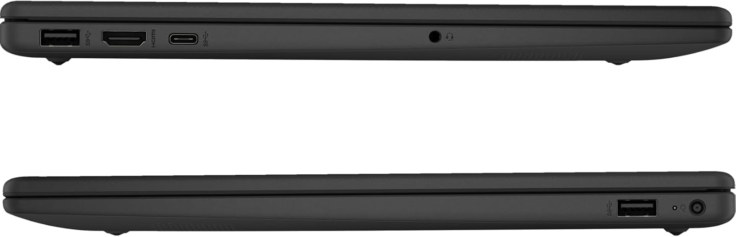 Alt View 4. HP - 15t-fd000 15.6" Intel Core i7-1355U 1.7 GHz up to 5.0 GHz 8 GB DDR4 256 GB SSD Intel Graphics Windows 11 Home Laptop - Black.