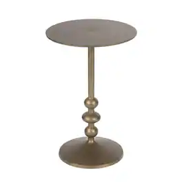 Butler Specialty - Zora Round Pedestal Side Table - Gold