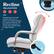 Recline RELAXATION Patented easy-to-reach controls allow you to adjust your recline settings for a personalized fit. Flip the left lever upwards to recline and twist the knob to adjust tension.