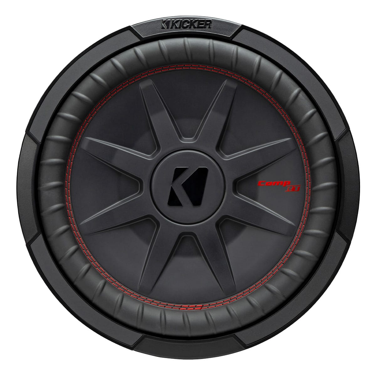KICKER - 48CWRT124 CompRT 12" 4-Ohm DVC Subwoofer - Black