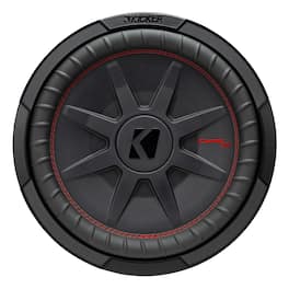 KICKER - 48CWRT122 CompRT 12" 2-Ohm DVC Subwoofer - Black