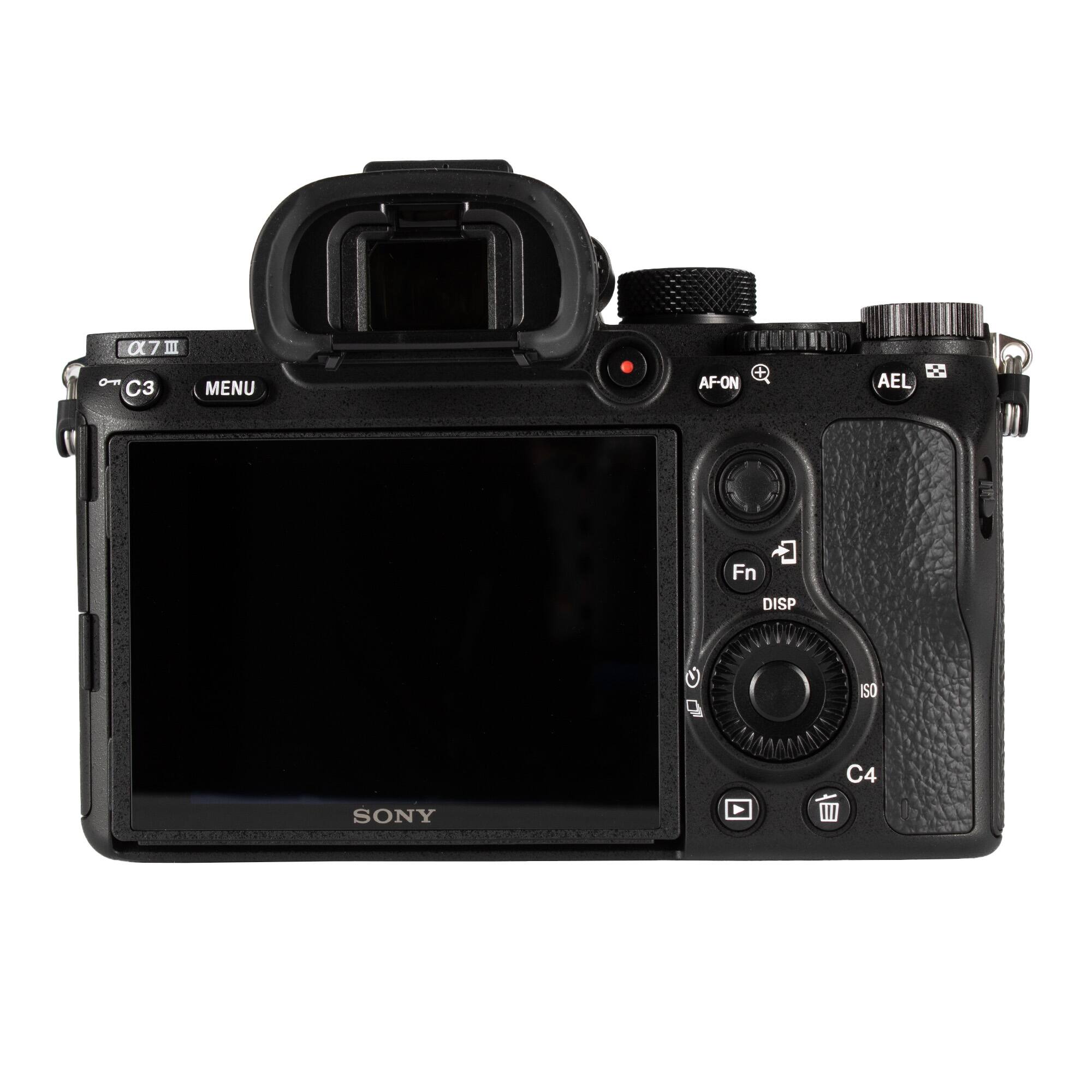 07 E mm 3 MENU AF-ON AEL Fn DISP ISO C4 SONY

α7 III

C3 MENU

AF-ON

AEL

Fn DISP

ISO

C4