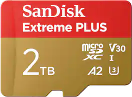SanDisk - Extreme PLUS 2TB microSDXC UHS-I Memory Card
