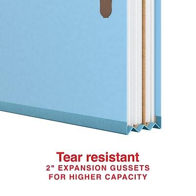 Tear resistant  
2" EXPANSION GUSSETS FOR HIGHER CAPACITY