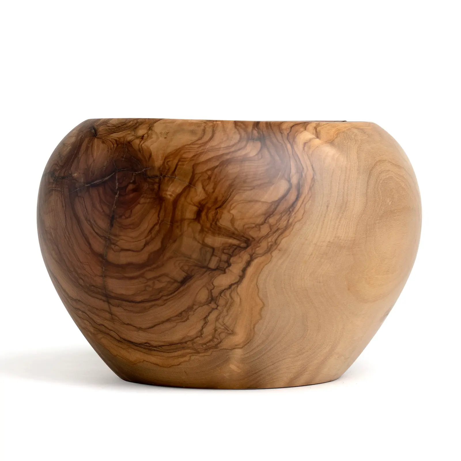Alt View 1. Berard - Handcrafted Olivewood Mortar and Pestle Set, 5-Inch - Brown.