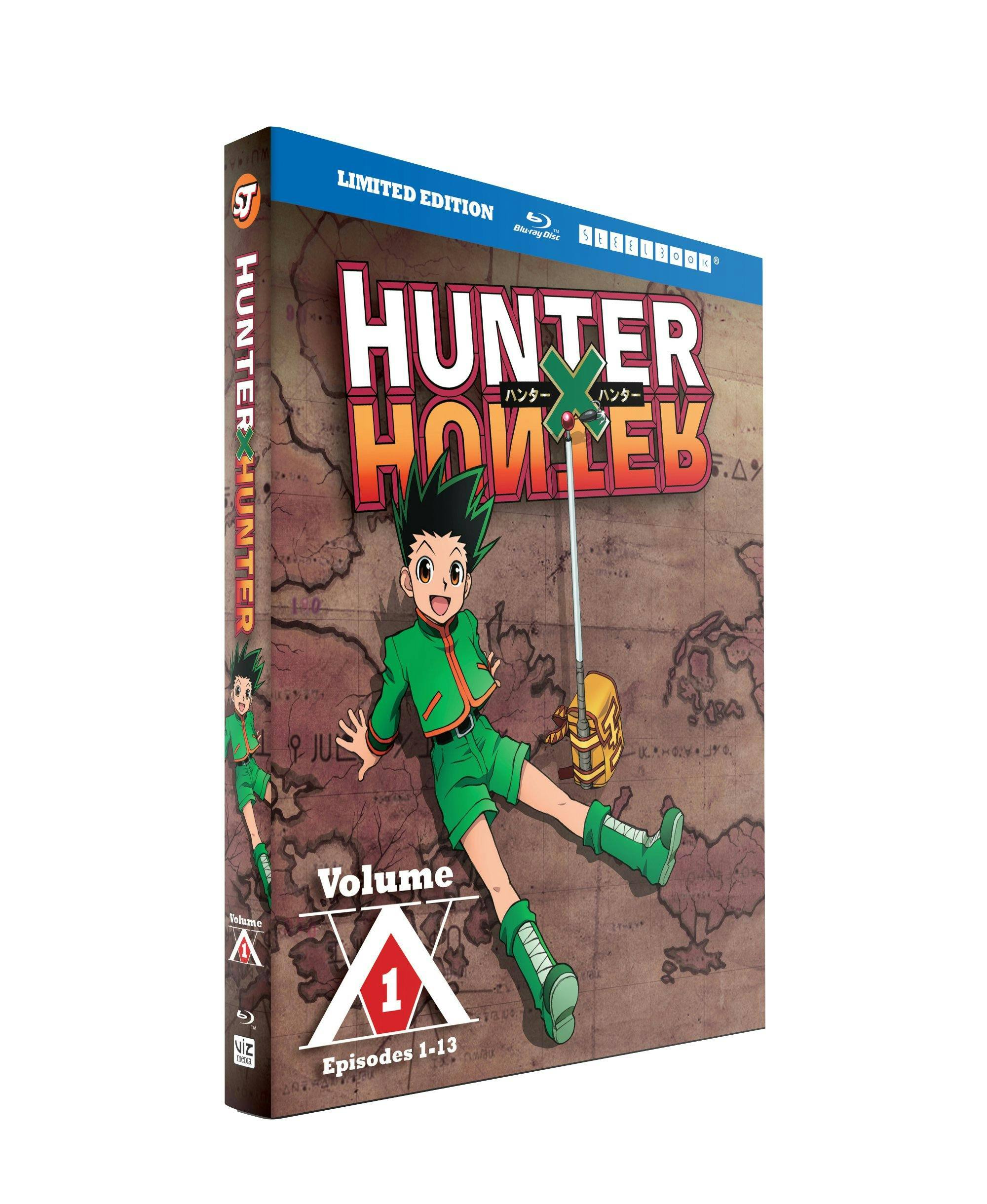 Angle. Hunter x Hunter Set 1 - Limited Edition Steelbook [Blu-ray].