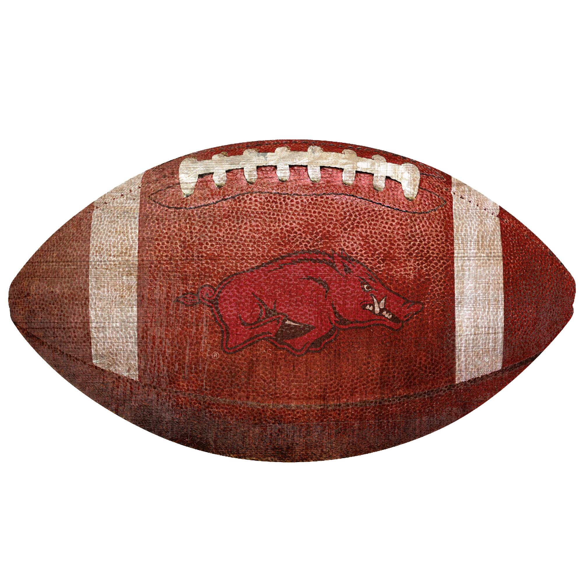 Arkansas Razorbacks 12'' Football Sign