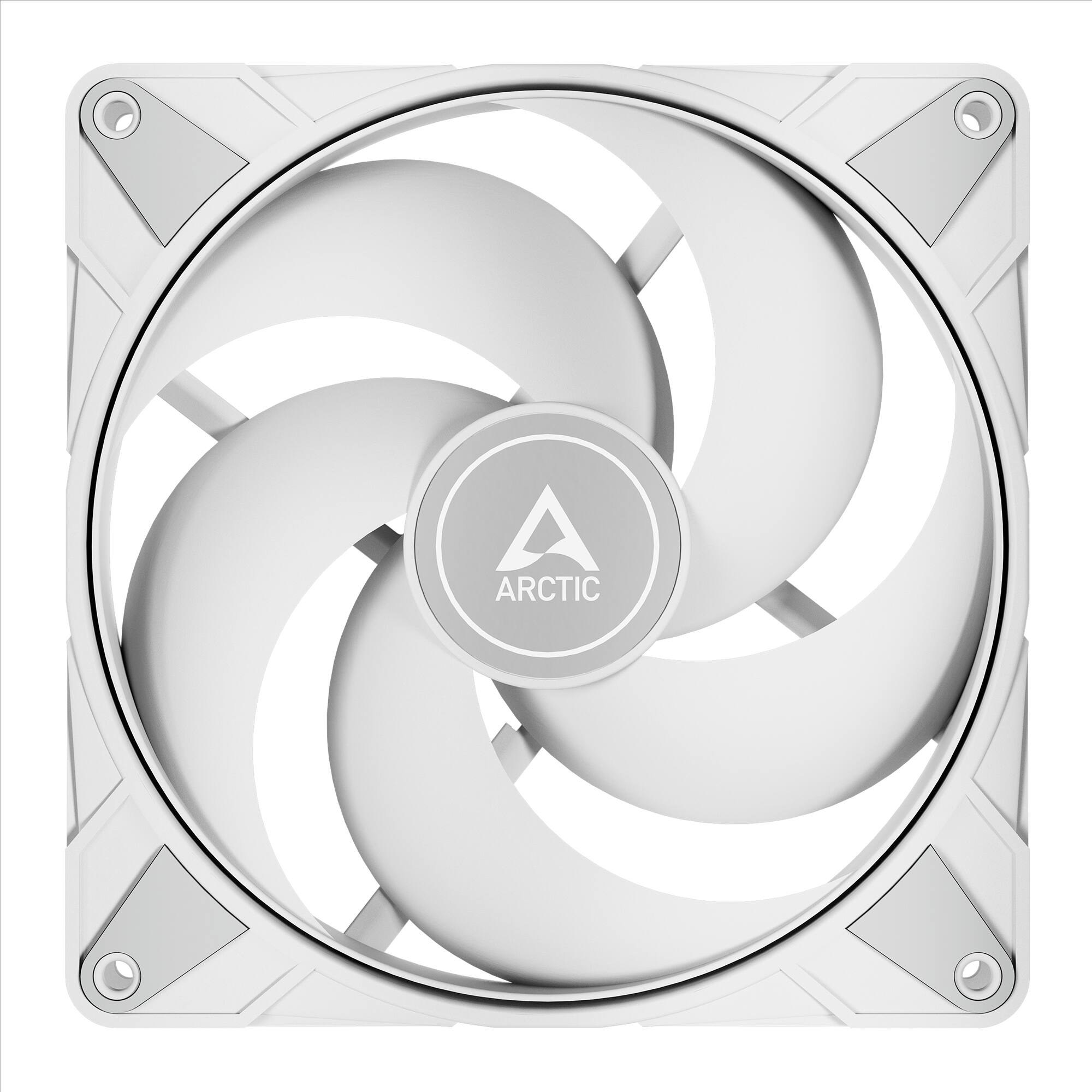 Front. Arctic - Arctic ACFAN00304A P14 Max 140mm Case Fan fluid dynamic bearing  max 2800 RPM - PWM - White - White.