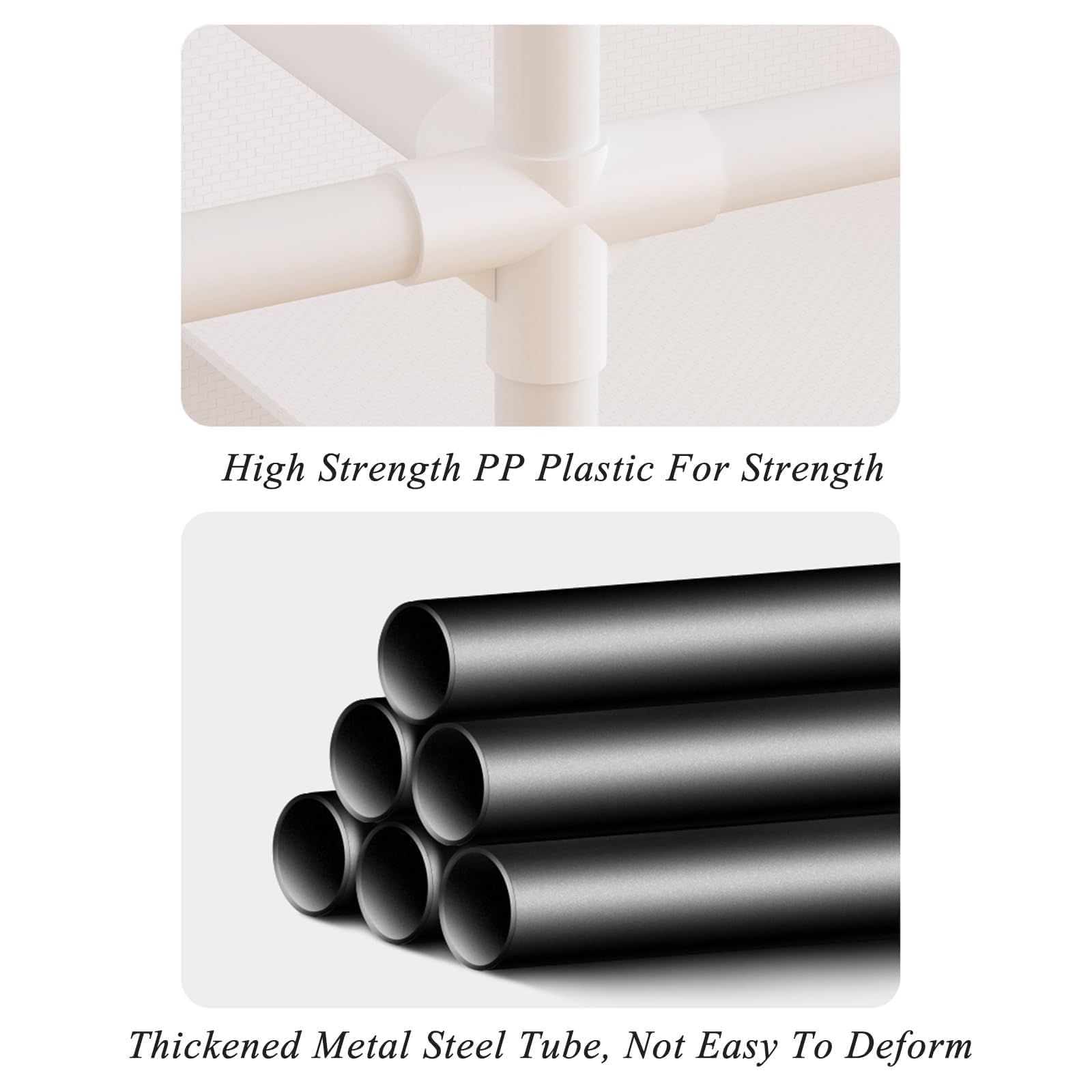 High Strength PP Plastic For Strength

Thickened Metal Steel Tube, Not Easy To Deform