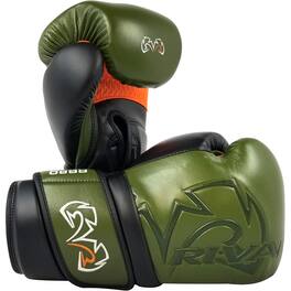 RIVAL - Boxing RB80 Impulse Hook and Loop Bag Gloves - Khaki Green