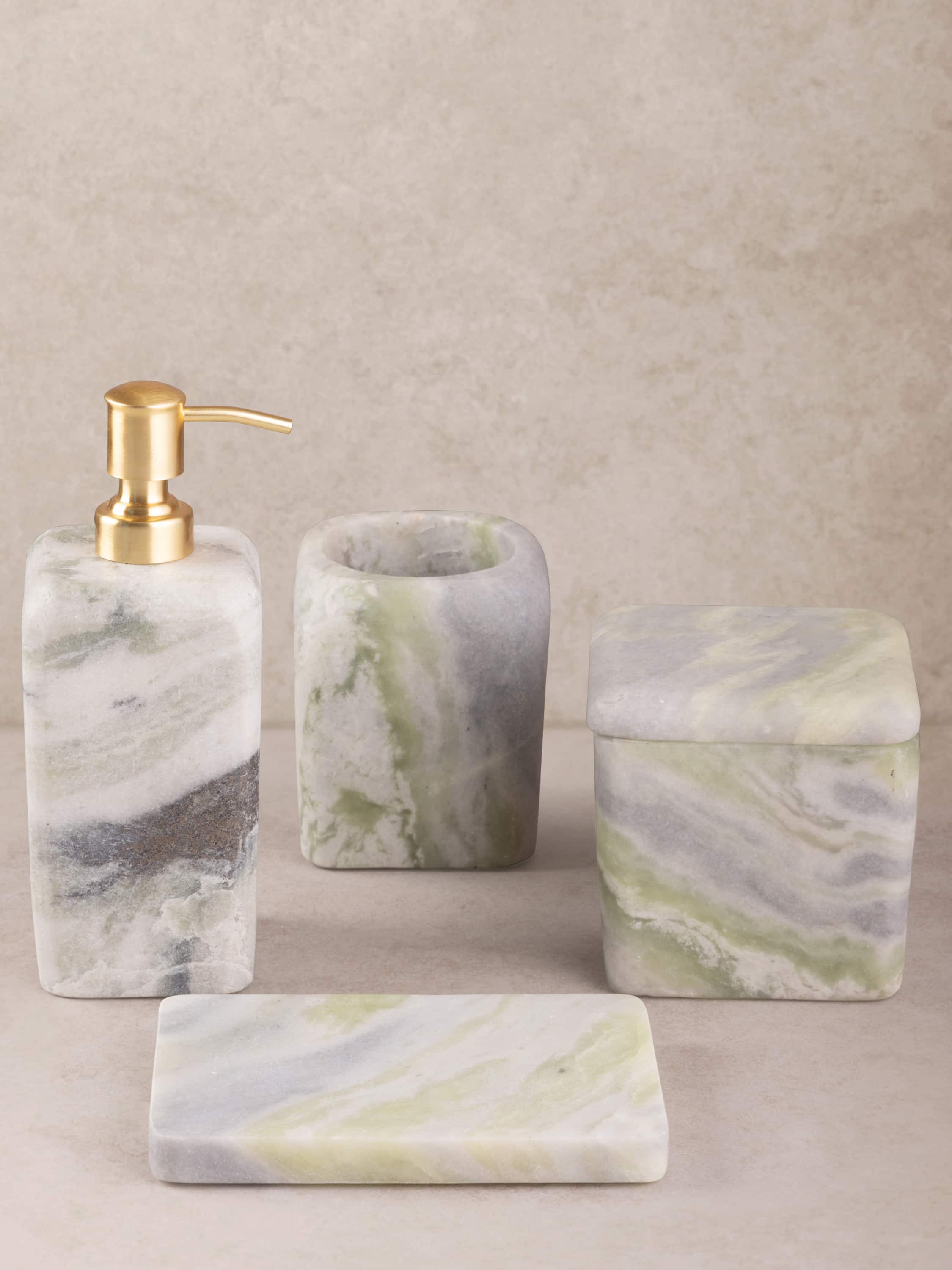 GAURI KOHLI - Hanoi Bath Accessories - Shades of green