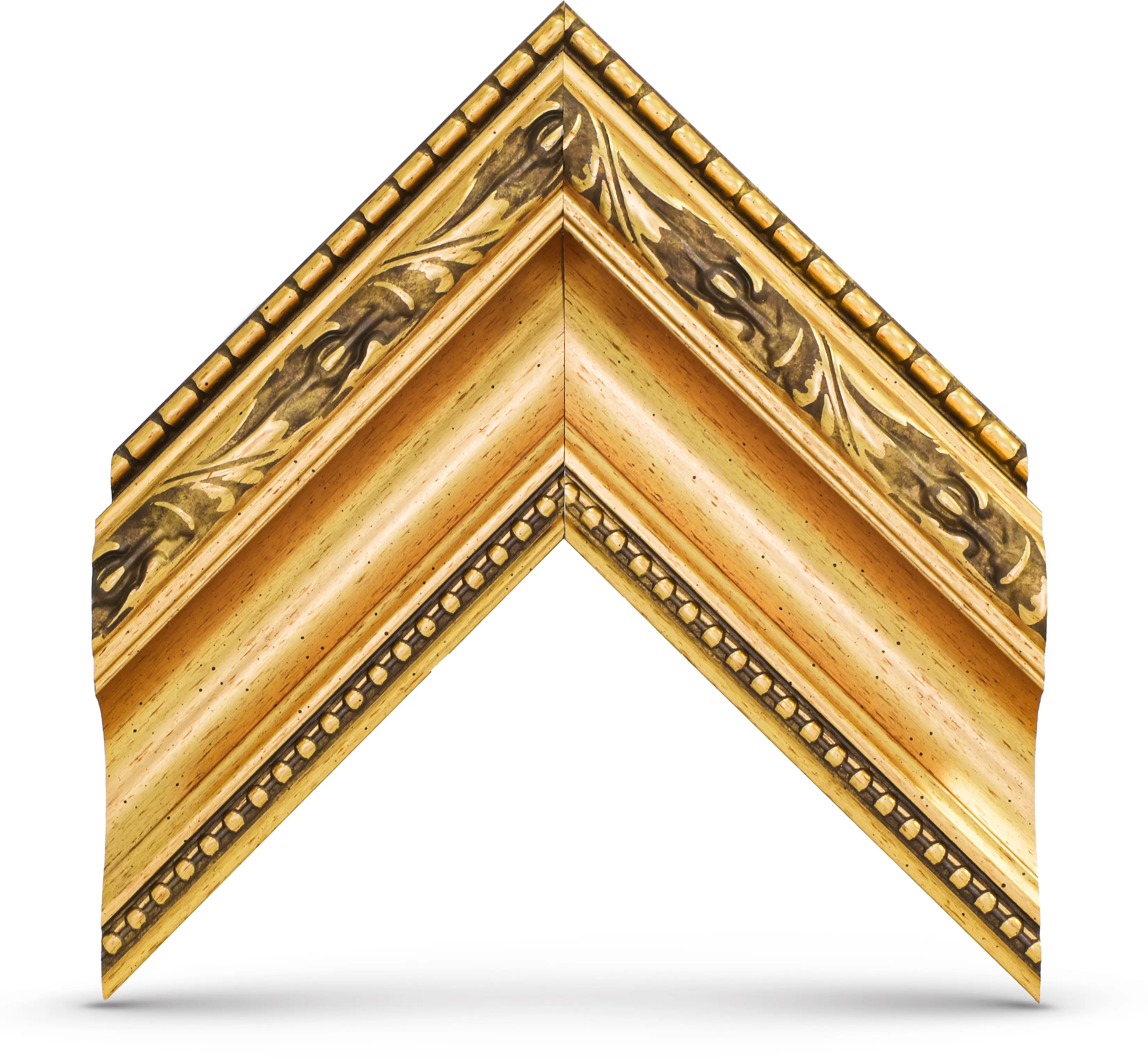 Alt View 11. Deco TV Frames - Premiere Bezel for Samsung the Frame TV - 55" - Ornate Gold.